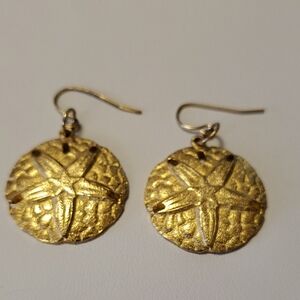 Goldtone Starfish Earrings